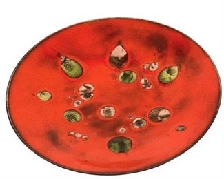 Lot 148
Mid Century Boone Paul Enamel on Copper Dish