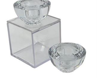 Lot 205
Ralph Lauren 'Hewitt' Crystal Votive Holder Pair