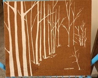 Several framed artworks by Marüshka