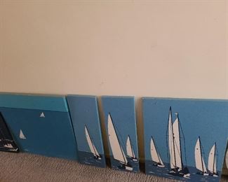 Several framed artworks by Marüshka