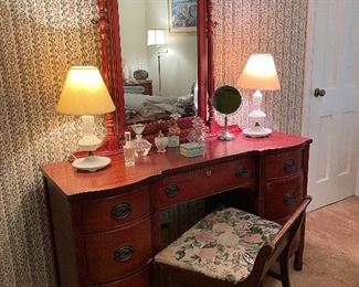 Vanity and stool $ 125.00