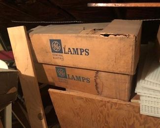 GE LAMPS IN ORIGINAL BOXES