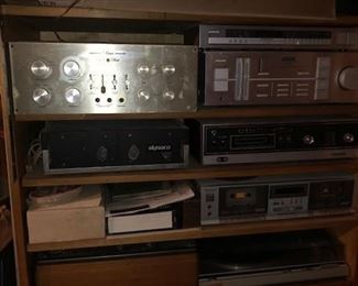 LOTS OF STEREO EQUIPMENT - MARANTZ PICTURED HERE