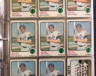 Hundreds of 1973 Topps  Baseball cards