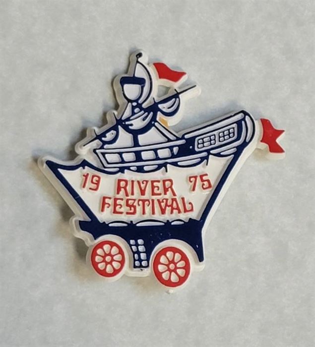 1976 Wichita River Festival Button