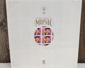 Sealed Elvis Stamps & Saver Sleeve - Item No. 9916