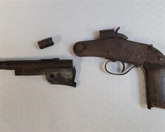 Wall Hanger - Sawed off Hamilton Rifle No. 27 22 ca