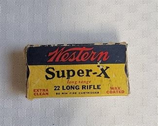 Western 22 Long Rifle "Super-X" Long Range - Number on box is K1225R
