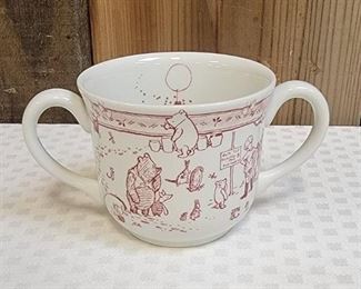 Spode Winnie the Pooh Pink Childs Cup Double Handled Mug