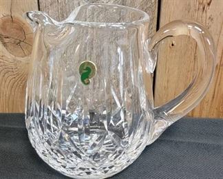Waterford Crystal 61/4" Lismore Ice Lip Pitcher - Excellent Shape