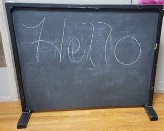 Large Solid Wood Sign 60" x 49" H - Previously used as a Chalkboard