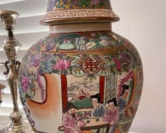 Asian very old lidded jar.