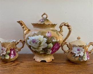 Antique teapots.
