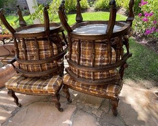 Vintage Mid Century chairs and table.