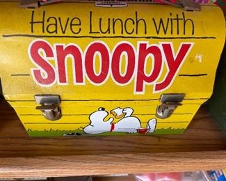 Vintage Snoopy lunch box.