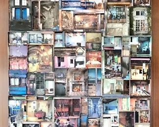 Chris Jones
Book and magazine images, board, polymer varnish