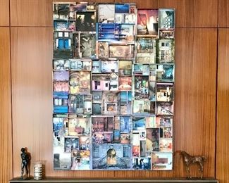 Chris Jones
Book and magazine images, board, polymer varnish