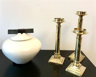 Xxxx covered jar

Brass Candlesticks