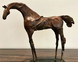 Carl Dahl
Horse sculpture 
Bronze & earth