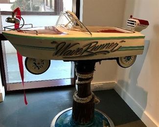 Vintage child’s barber chair