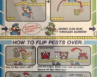 Nintendo Mario brothers cocktail table game