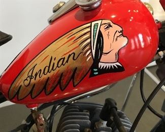 Indian mini motorcycle with sidecar
Detail