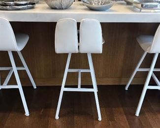 3 Richard Schultz style counter stools