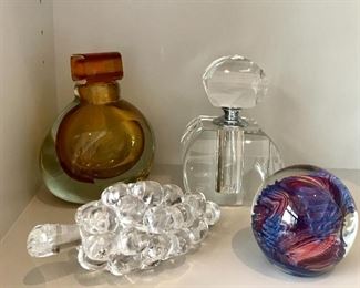 Various glass in Crystal objects