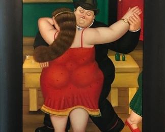 Botero Reproduction 
Oil on canvas 