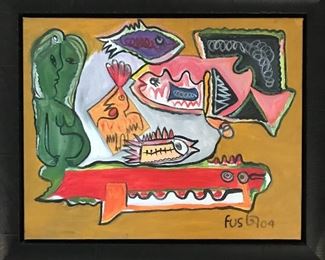 Jose Rodriguez Fuster 
oil on canvas