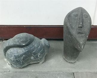 Inuit sculptures
