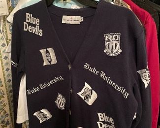 vintage duke blue devils ladies top- rare find !!