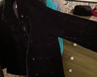 black velvet  jacket 