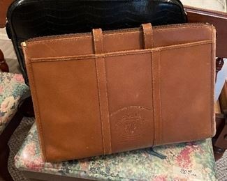 leather vintage briefcase 