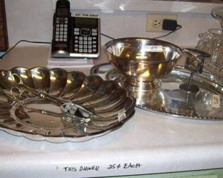 silverplate items 