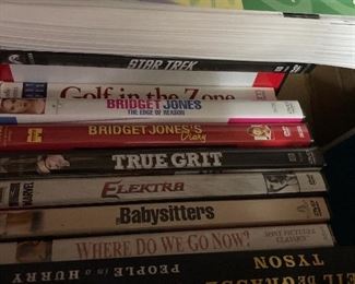 dvd's  , and more books  