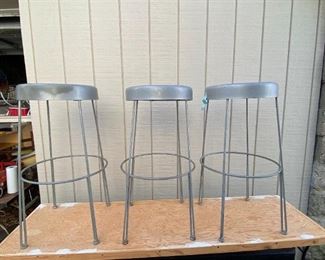 Vintage industrial stools
