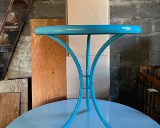 Restored vintage patio table