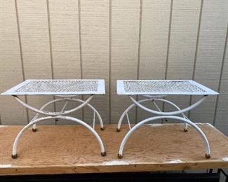 Metal patio tables