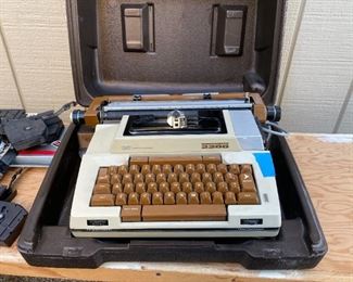 Vintage electric typewriter