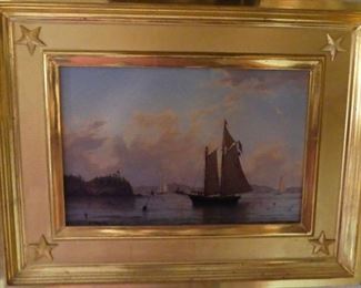 William R. Davis painting 