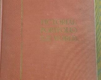1922 Pictorial Portfolio of the World Hardcover Book
