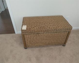 Pier 1 Rattan Storage Trunk