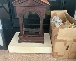 Antique Clock with parts