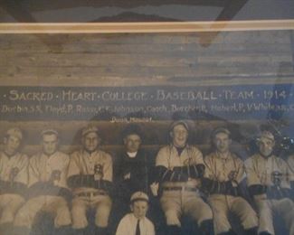 SACRED HEART COLLEGE BASEBALL TEAM 1914