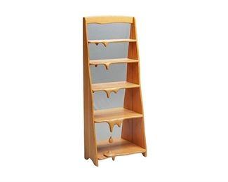 Interesting Mid-Century Mirrored Bookshelf