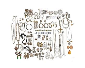 Collection of Vintage Sterling Silver Jewelry