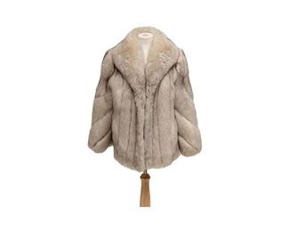 Menger Smart Shops Silver Fox Fur Coat and Hat