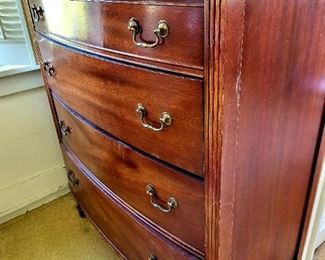 Vintage mahogany chest by DIXIE Furniture Co. $135 or bid #4