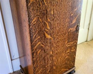 Vintage Oak Music Cabinet